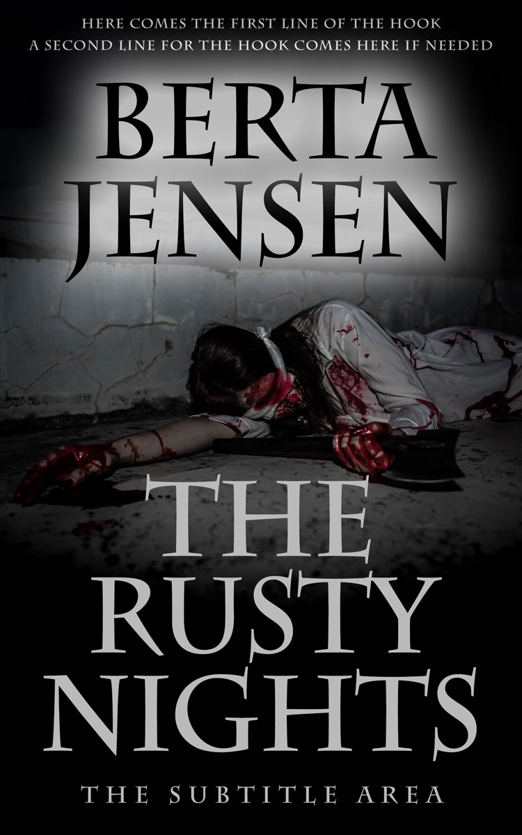 2D view of Premade Horror Book Cover - Nobel