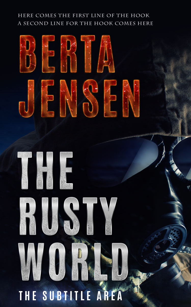 2D view of Premade Apocalyptica Book Cover - Quicksand