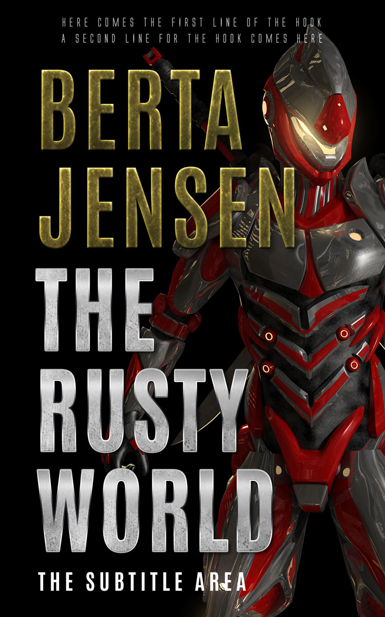 2D view of Premade Science Fiction Book Cover - Malta