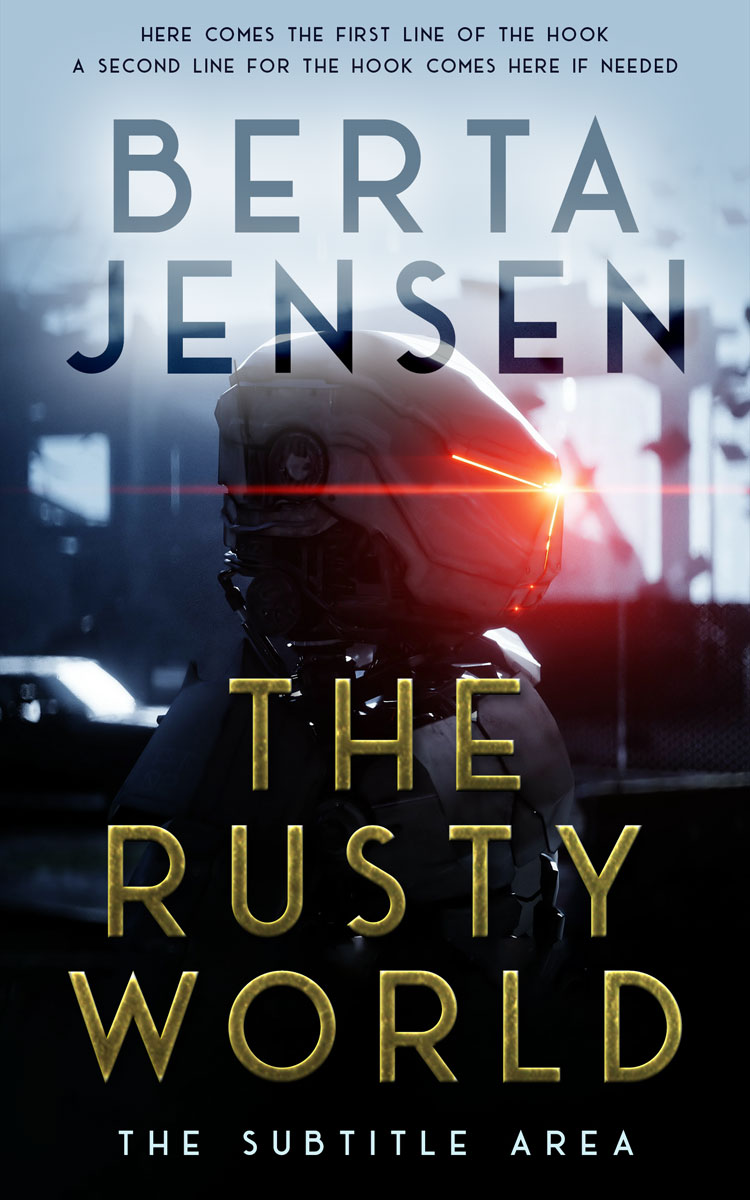 2D view of Premade Apocalyptica Book Cover - Thunder