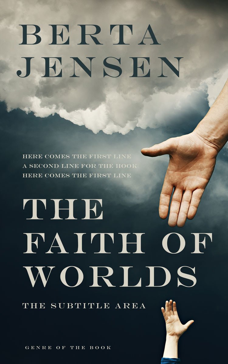 2D view of Premade Religion & Spirituality Book Cover - Bison Hide