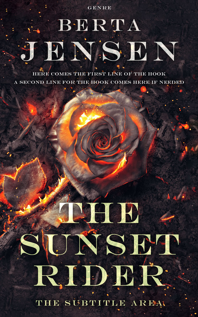 2D view of Premade Romance Book Cover - Thunder