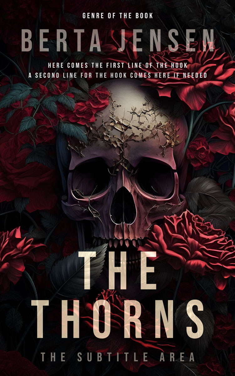 2D view of Premade Horror Book Cover - Gondola