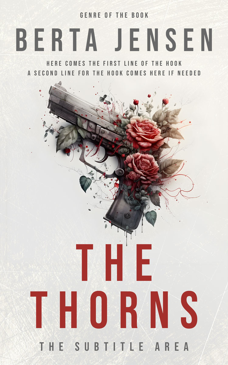 2D view of Premade Mystery & Thriller & Suspense Book Cover - Cararra