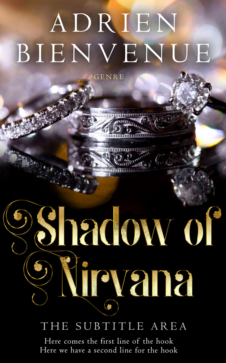 2D view of Premade Romance Book Cover - Cocoa Brown