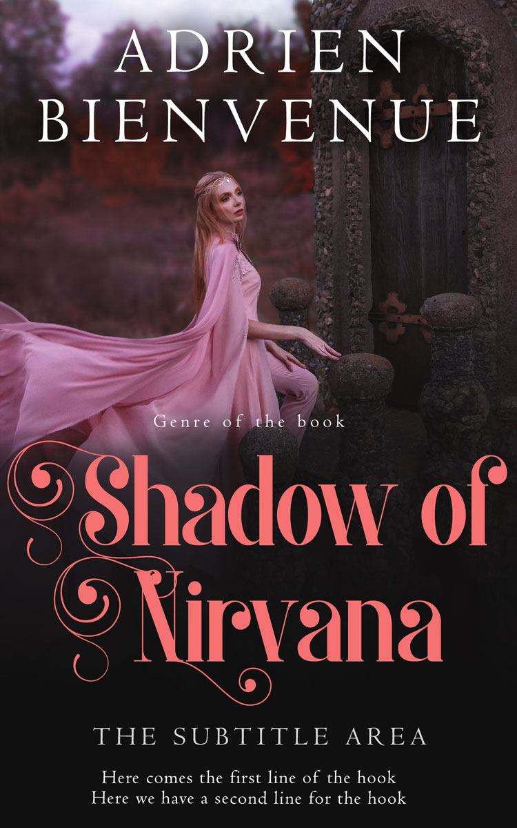 2D view of Premade Fantasy Book Cover - Thunder