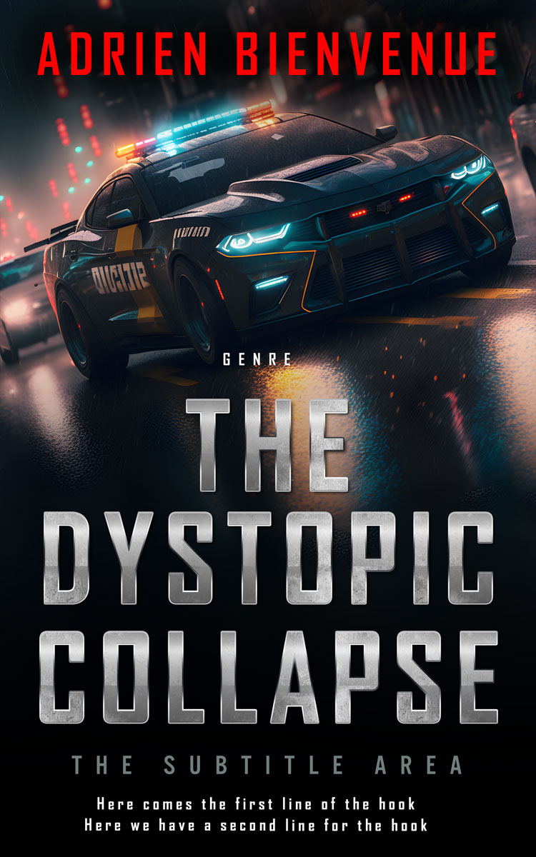 2D view of Premade Mystery & Thriller & Suspense Book Cover - Quicksand