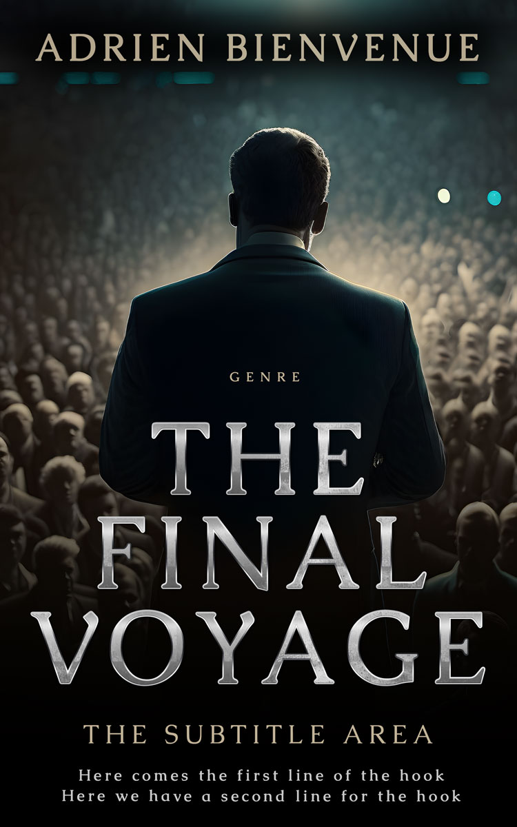 2D view of Premade Mystery & Thriller & Suspense Book Cover - Woodsmoke