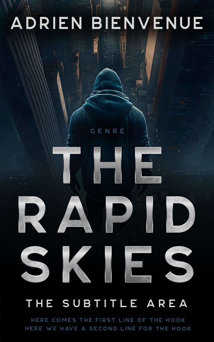 2D view of Premade Mystery & Thriller & Suspense Book Cover - Bunker