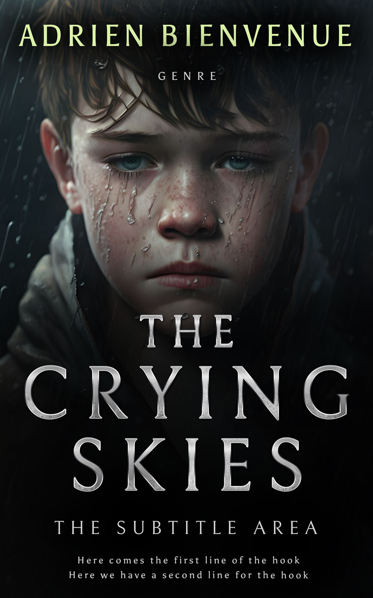 2D view of Premade Teen & Young Adult Book Cover - Woodsmoke