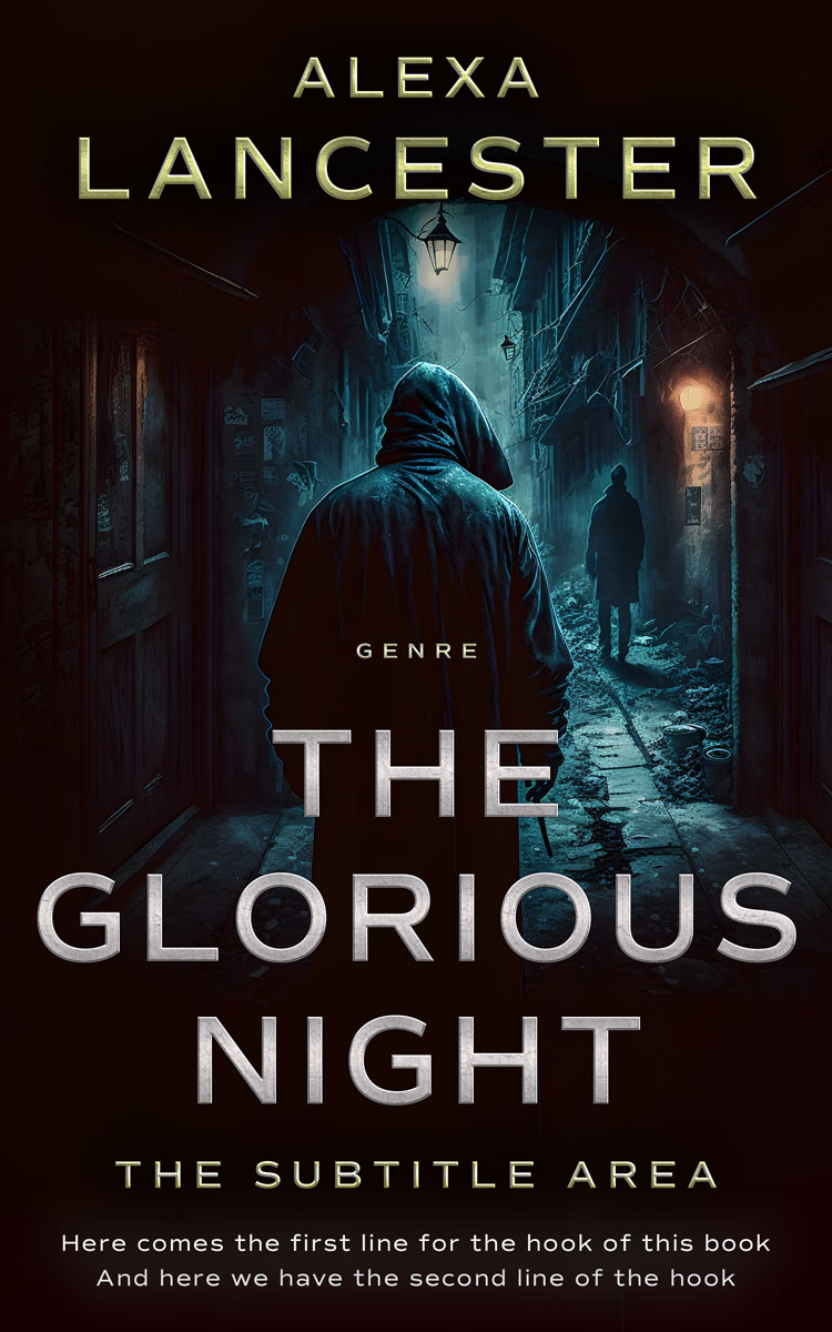 2D view of Premade Mystery & Thriller & Suspense Book Cover - Cocoa Brown