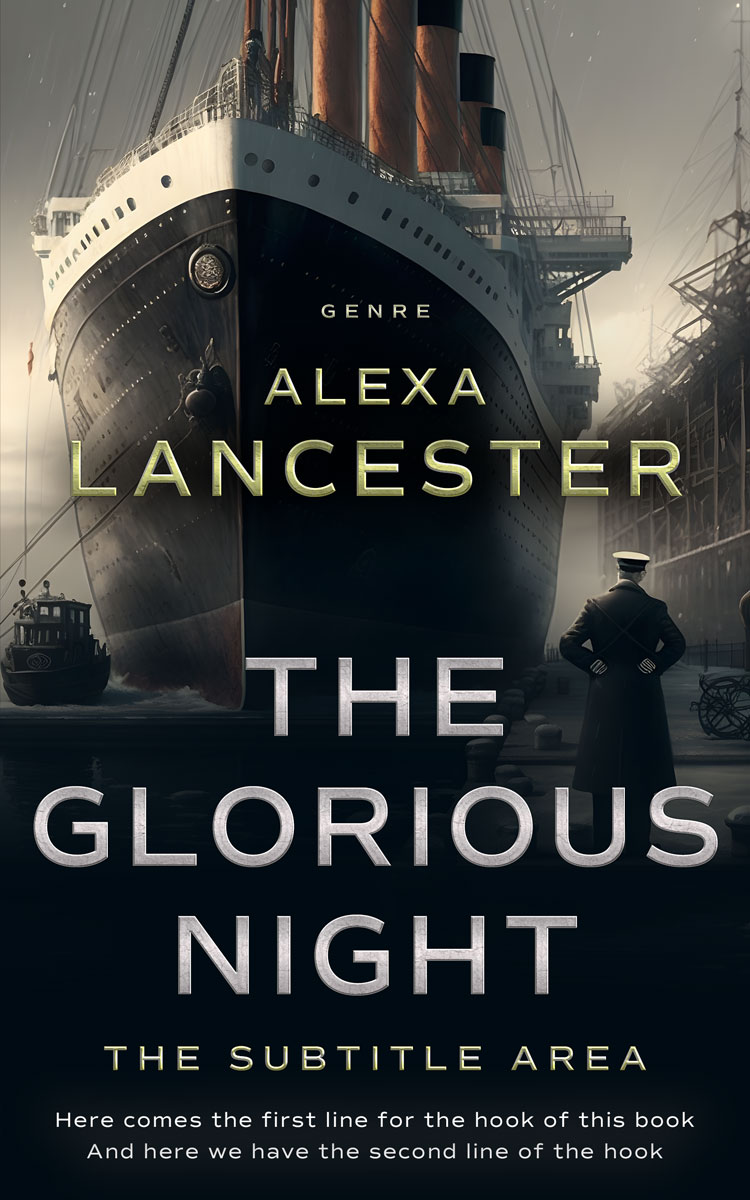 2D view of Premade Historical Book Cover - Bison Hide