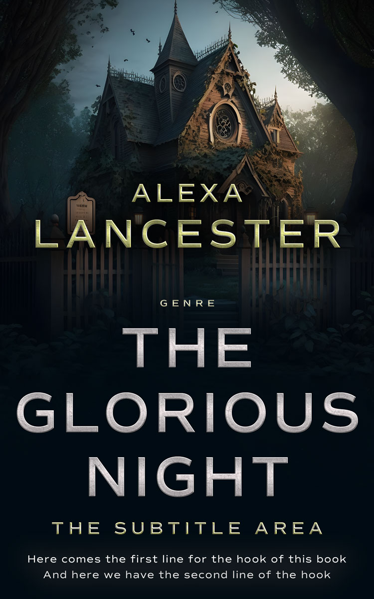 2D view of Premade Mystery & Thriller & Suspense Book Cover - Bunker