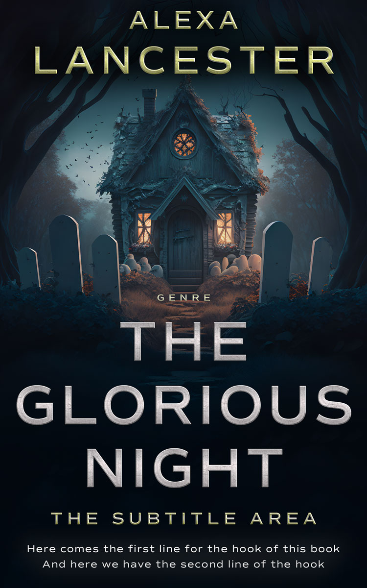 2D view of Premade Mystery & Thriller & Suspense Book Cover - Bunker