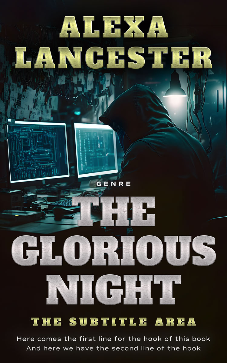 2D view of Premade Mystery & Thriller & Suspense Book Cover - Ash