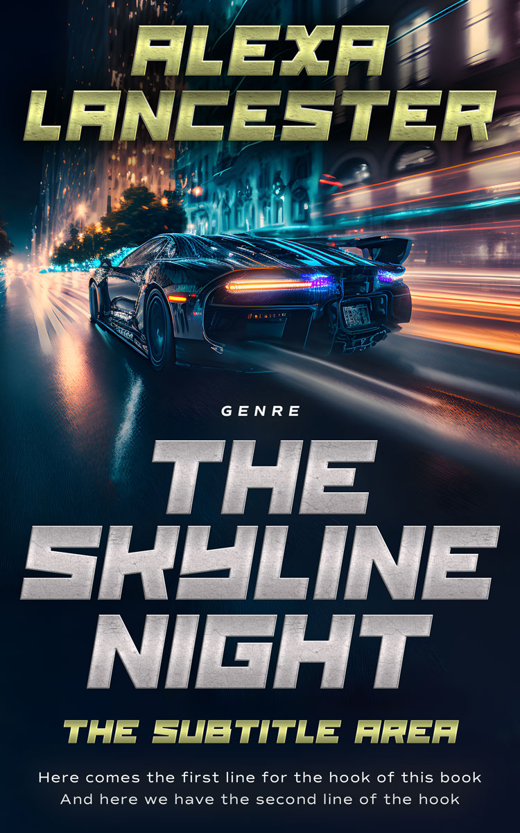 2D view of Premade Mystery & Thriller & Suspense Book Cover - Coral Reef