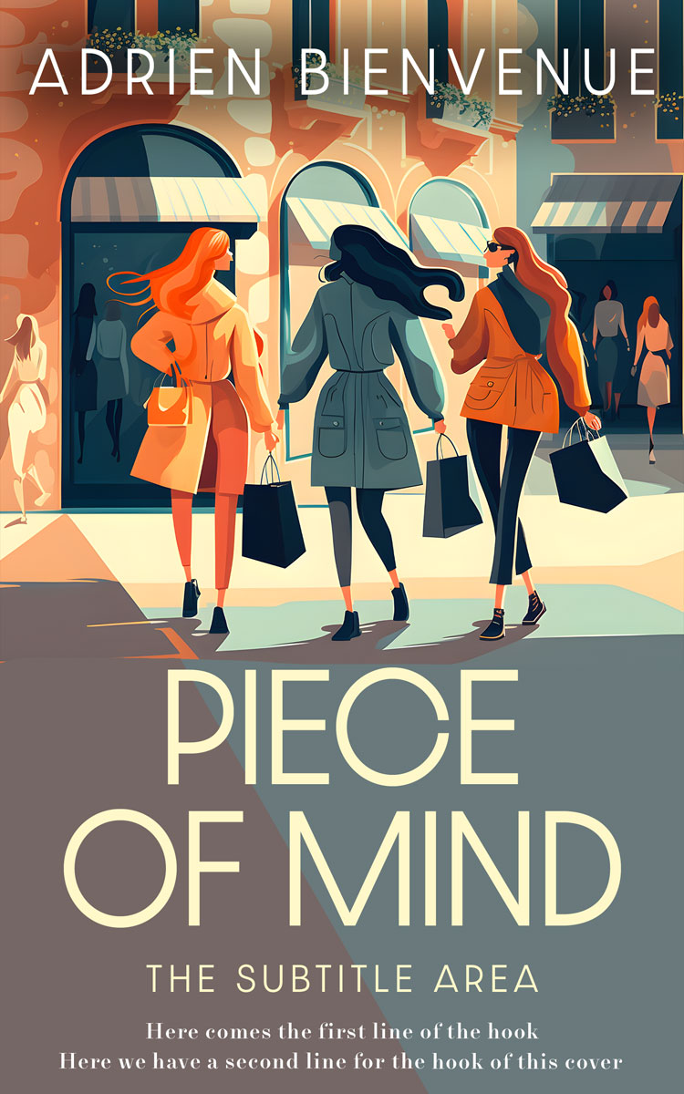 2D view of Premade Romance Book Cover - Flint