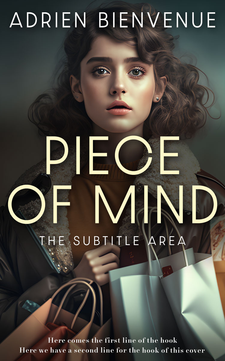 2D view of Premade Chick Lit Book Cover - Dune