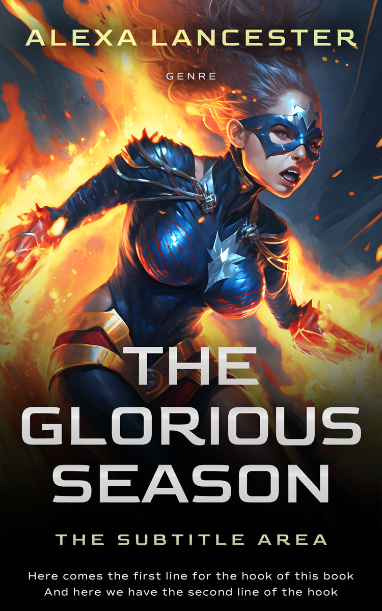 2D view of Premade Science Fiction Book Cover - Whiskey