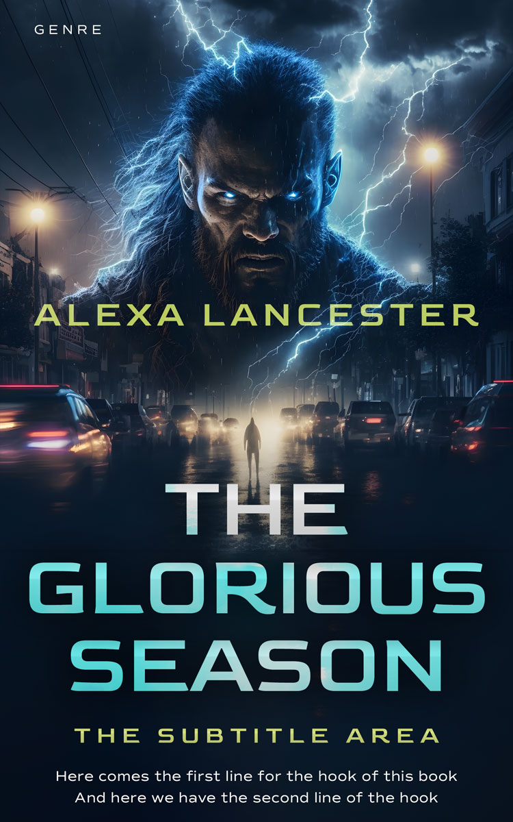 2D view of Premade Horror Book Cover - Big Stone