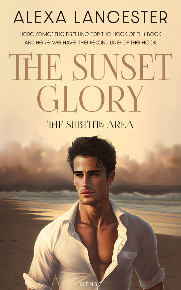 2D view of Premade Romance Book Cover - Judge Gray