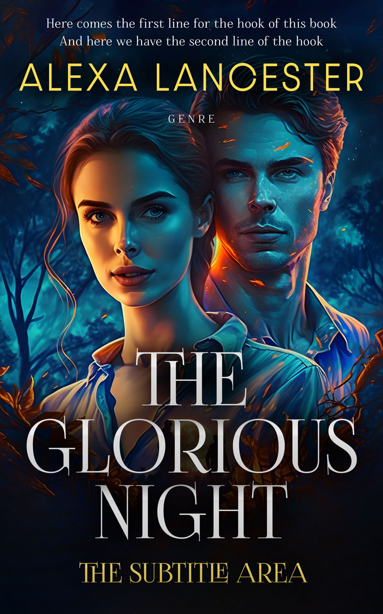 2D view of Premade Mystery & Thriller & Suspense Book Cover - Mirage