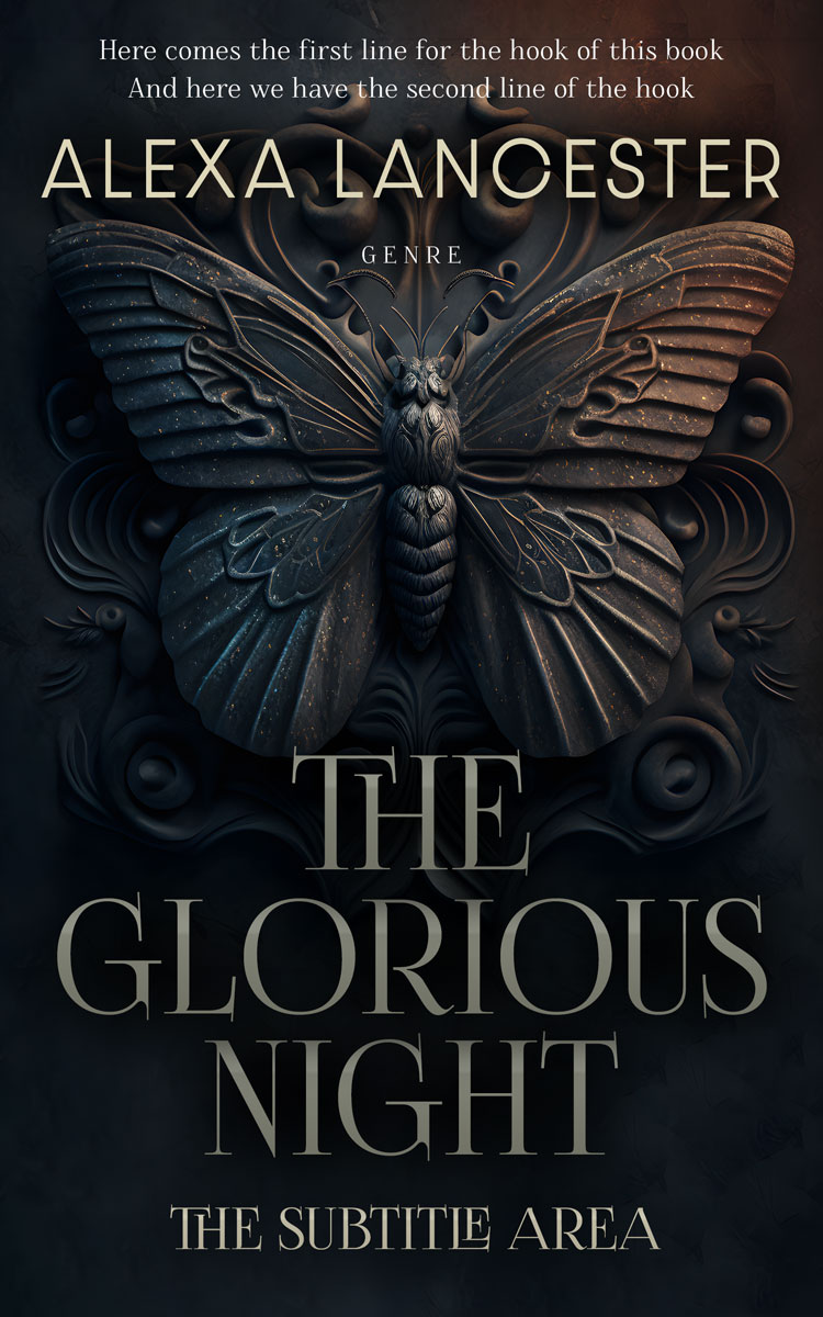 2D view of Premade Mystery & Thriller & Suspense Book Cover - Woodsmoke