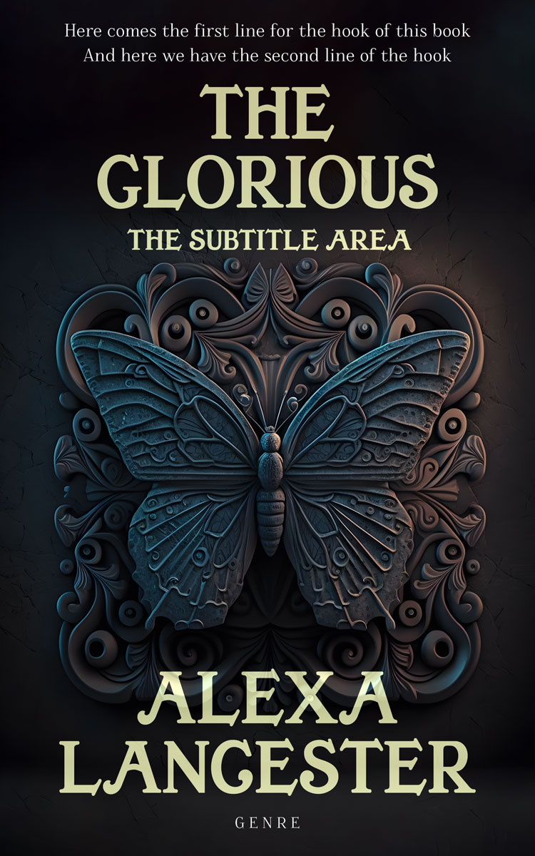 2D view of Premade Horror Book Cover - Woodsmoke