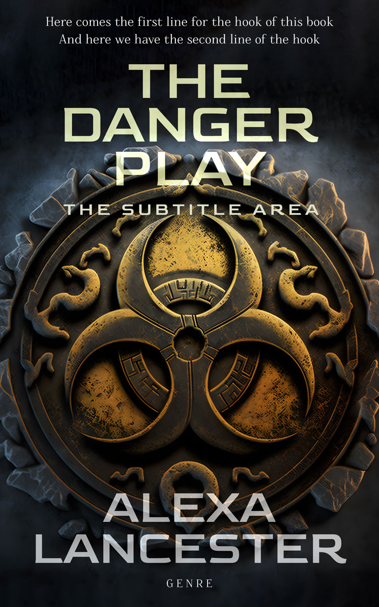 2D view of Premade Apocalyptica Book Cover - Tuatara