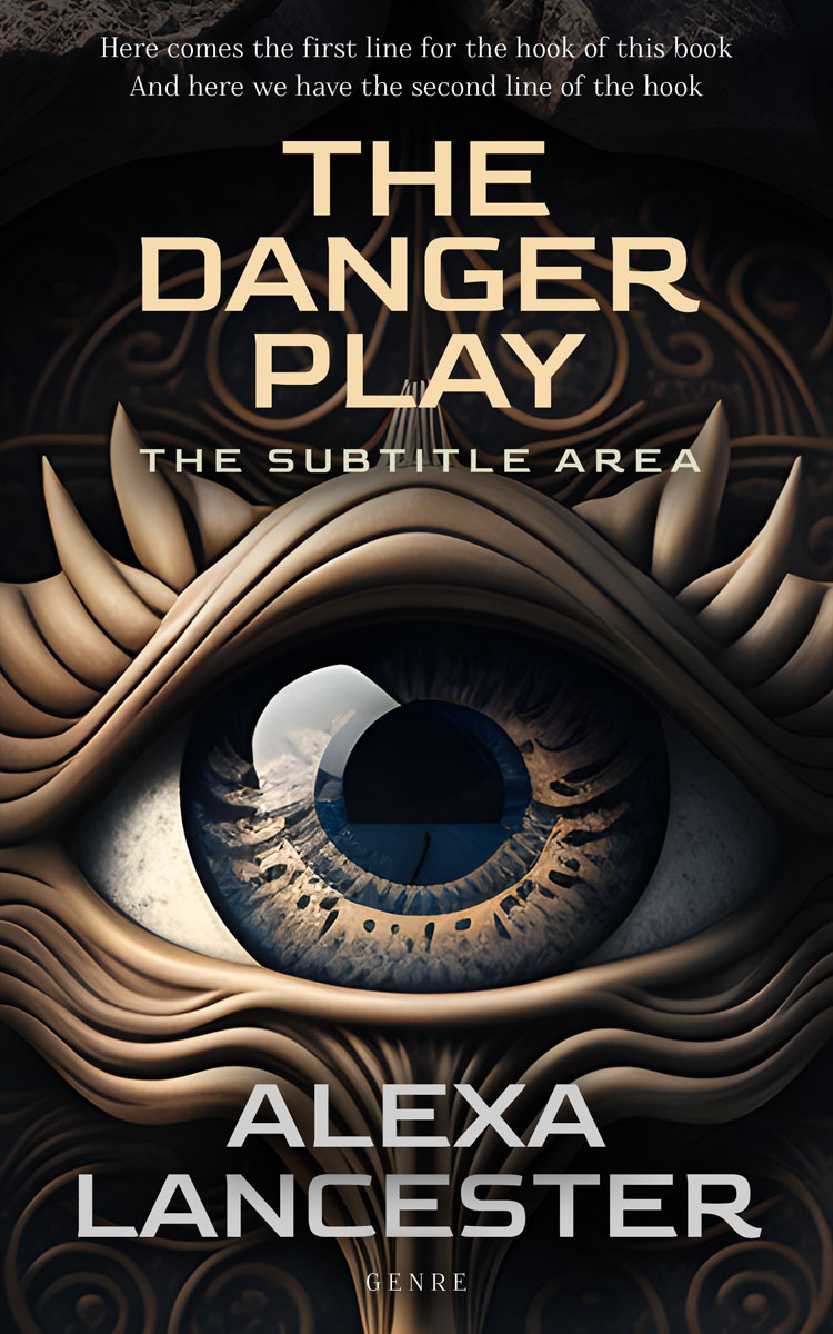 2D view of Premade Fantasy Book Cover - Rodeo Dust