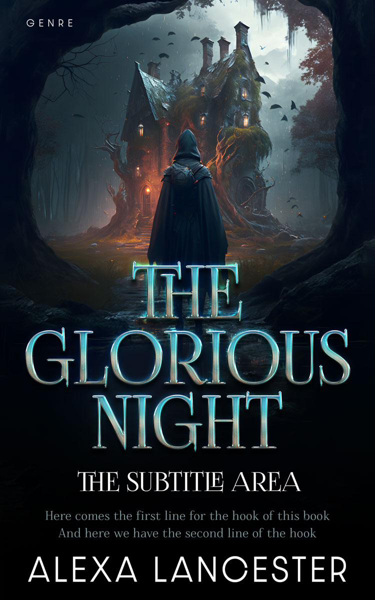 2D view of Premade Mystery & Thriller & Suspense Book Cover - Bunker