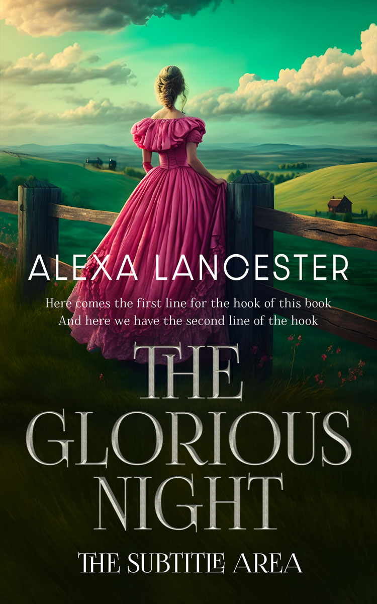 2D view of Premade Romance Book Cover - Mongoose