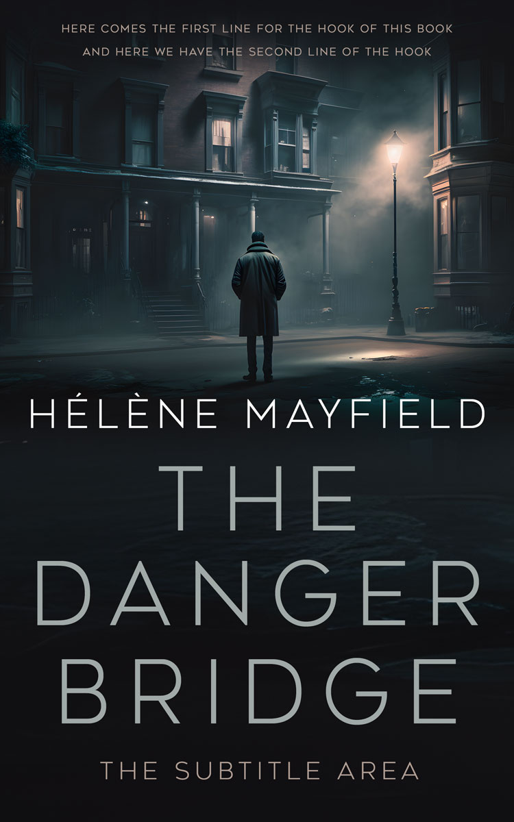 2D view of Premade Mystery & Thriller & Suspense Book Cover - Shark