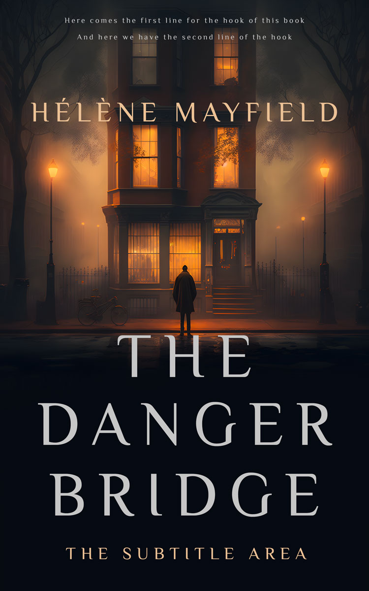 2D view of Premade Mystery & Thriller & Suspense Book Cover - Shark