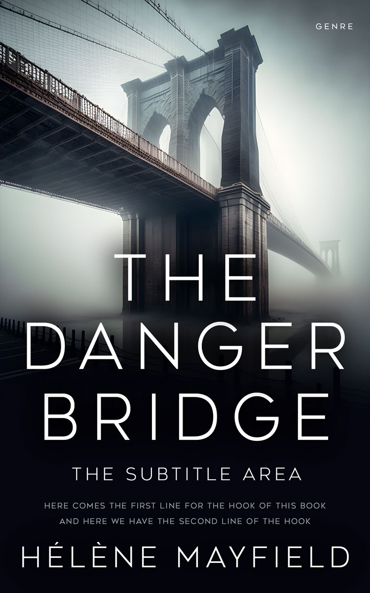 2D view of Premade Mystery & Thriller & Suspense Book Cover - Shark