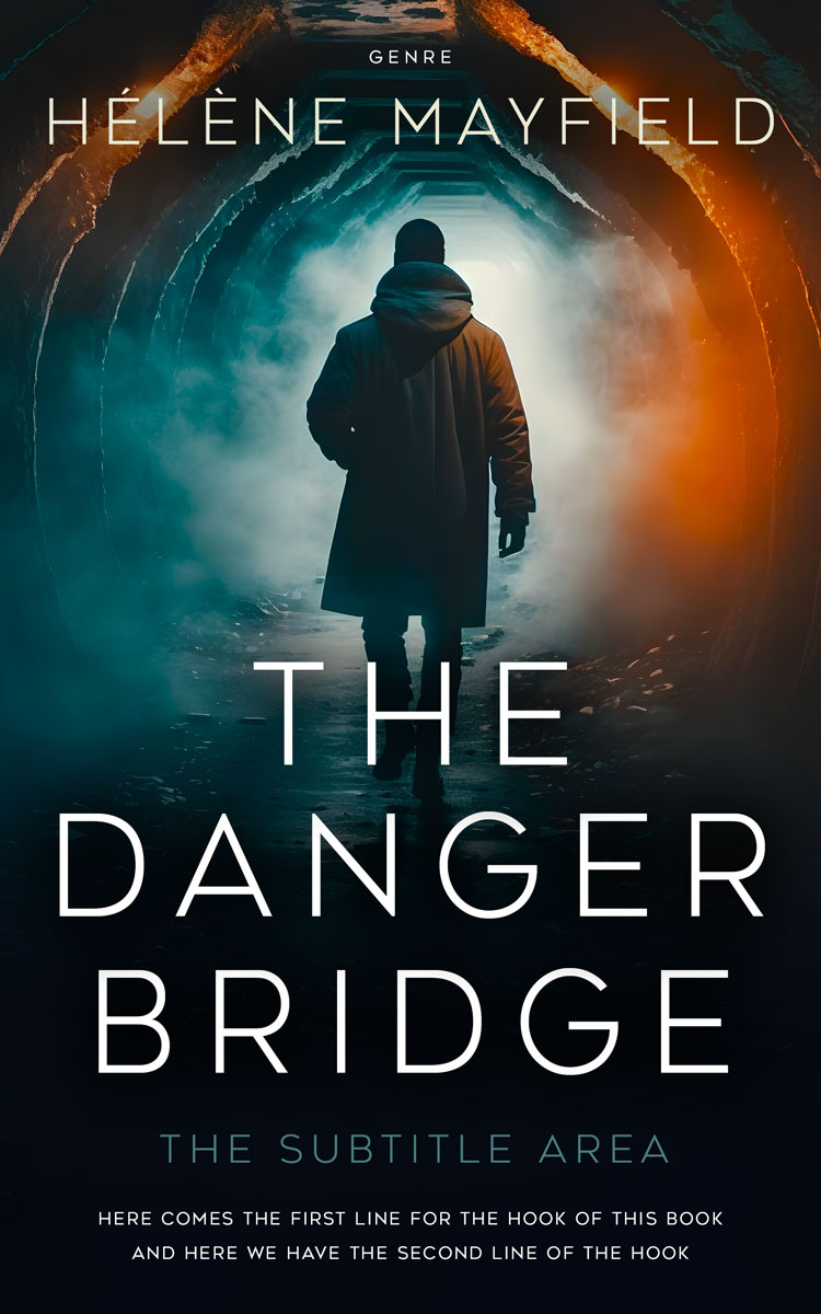 2D view of Premade Mystery & Thriller & Suspense Book Cover - Bunker