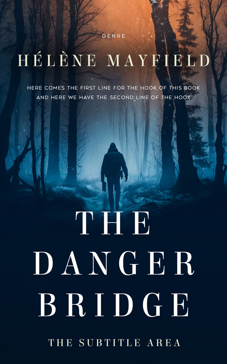 2D view of Premade Mystery & Thriller & Suspense Book Cover - Big Stone