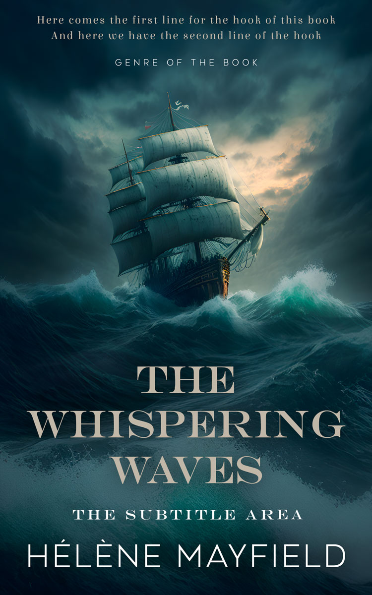 2D view of Premade Historical Book Cover - Big Stone