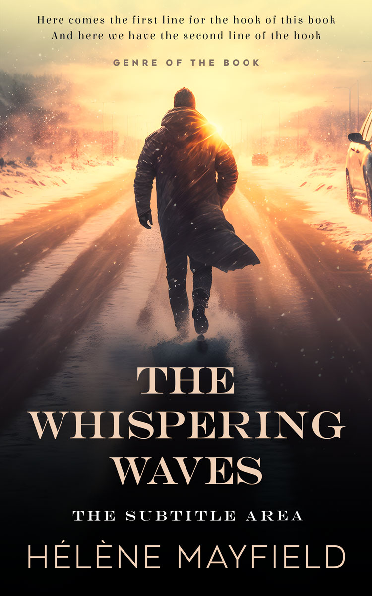 2D view of Premade Mystery & Thriller & Suspense Book Cover - Chalky