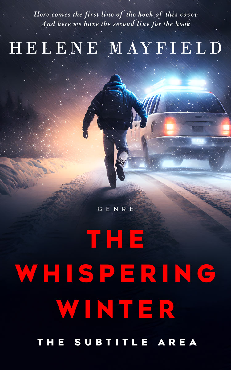 2D view of Premade Mystery & Thriller & Suspense Book Cover - Mirage