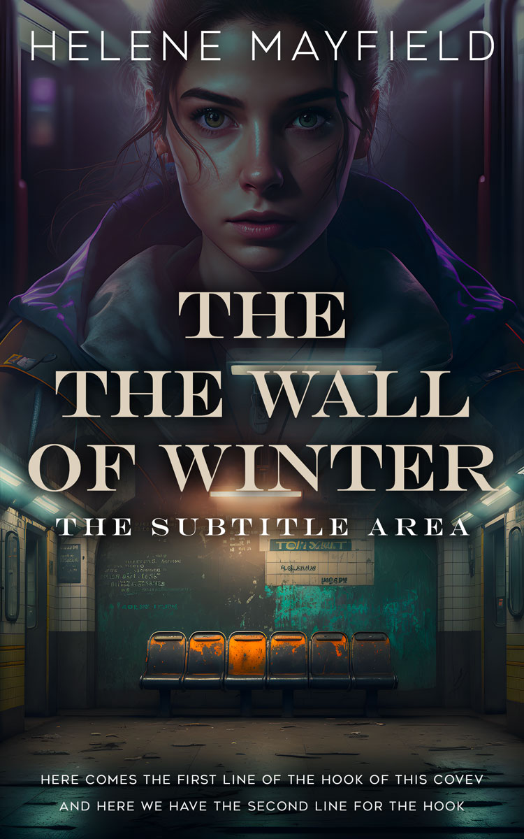 2D view of Premade Mystery & Thriller & Suspense Book Cover - Shark