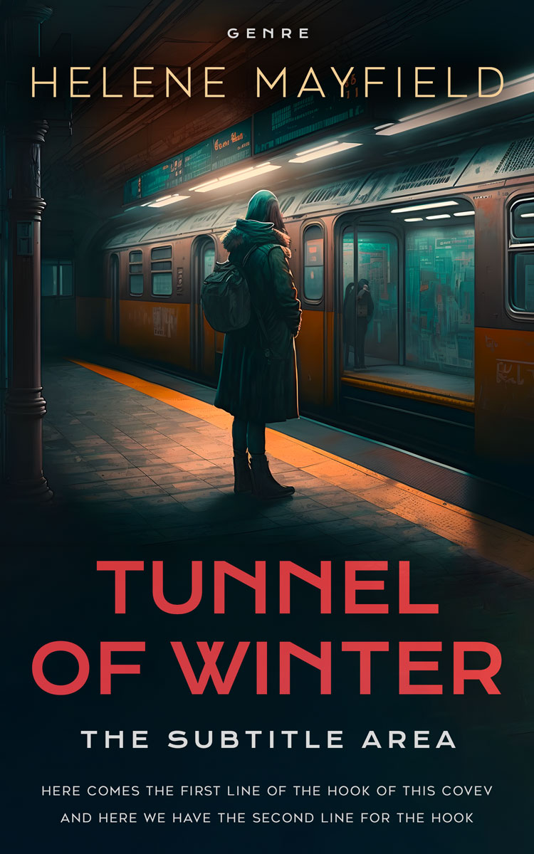 2D view of Premade Mystery & Thriller & Suspense Book Cover - Bunker