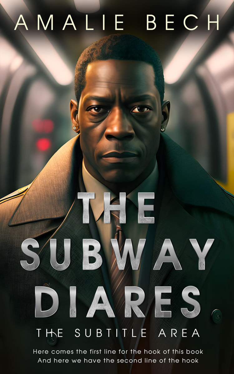 2D view of Premade Mystery & Thriller & Suspense Book Cover - Indian Khaki