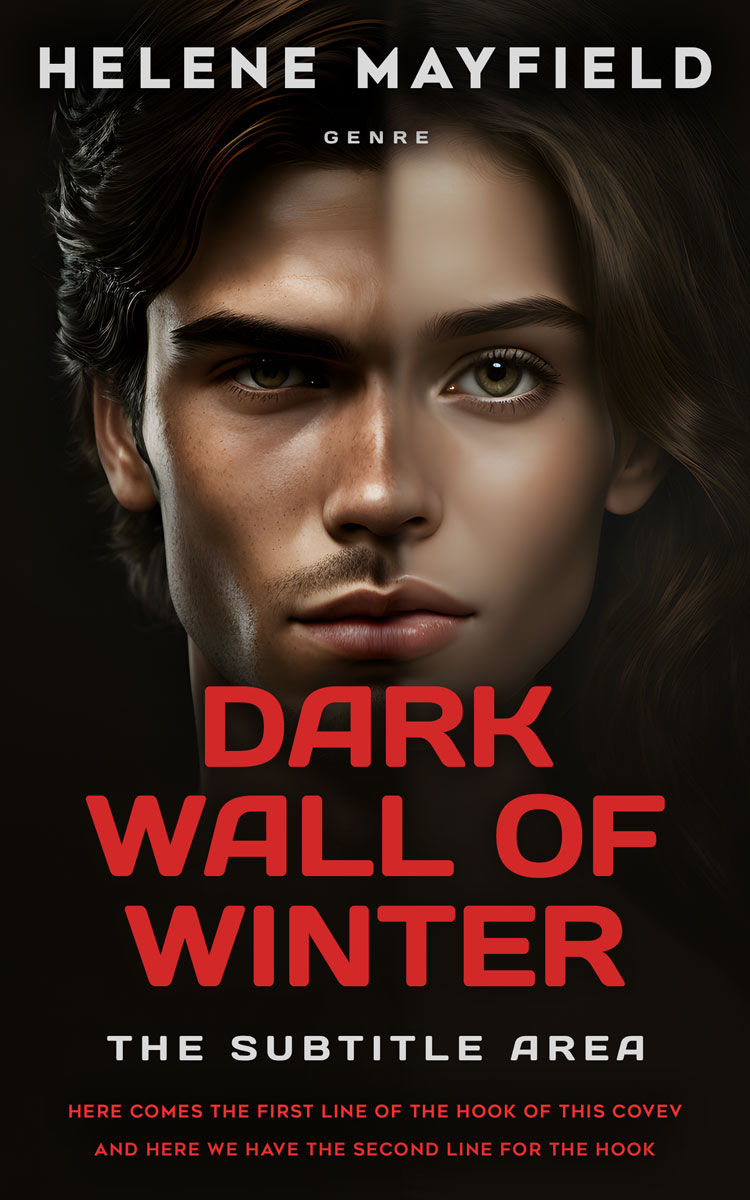 2D view of Premade Mystery & Thriller & Suspense Book Cover - Contessa