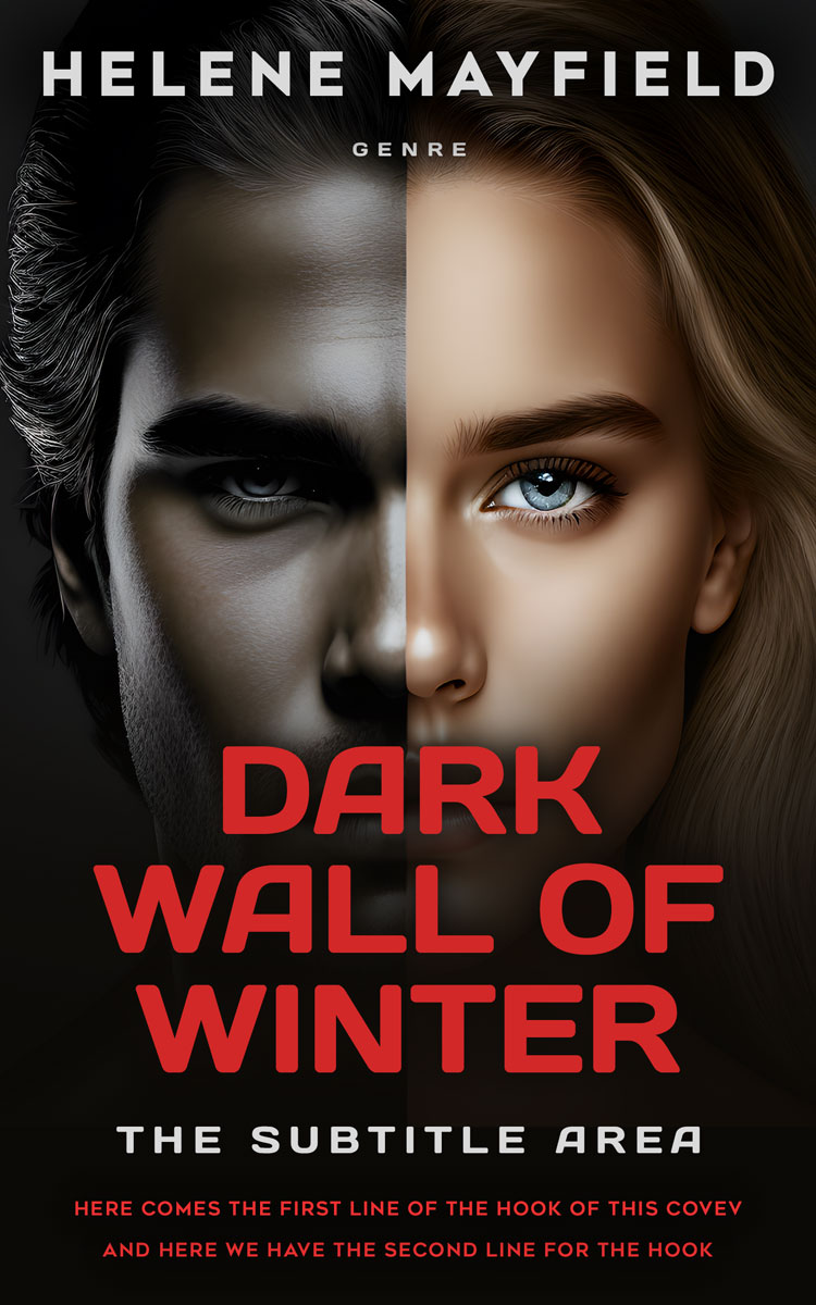 2D view of Premade Mystery & Thriller & Suspense Book Cover - Contessa