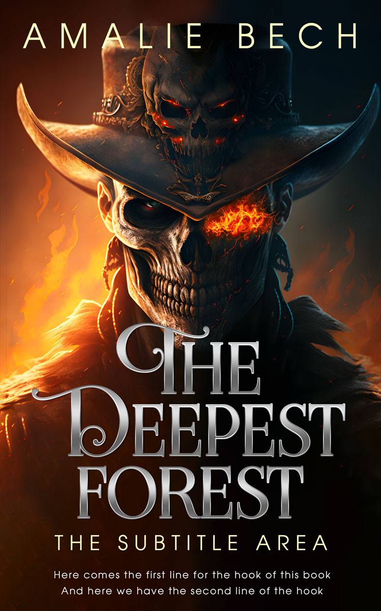 2D view of Premade Mystery & Thriller & Suspense Book Cover - Di Serria