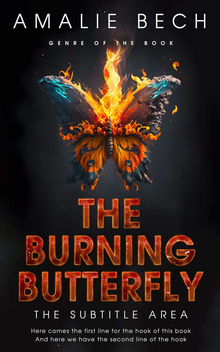 2D view of Premade Horror Book Cover - Woodsmoke