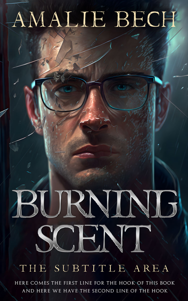 2D view of Premade Mystery & Thriller & Suspense Book Cover - Shark