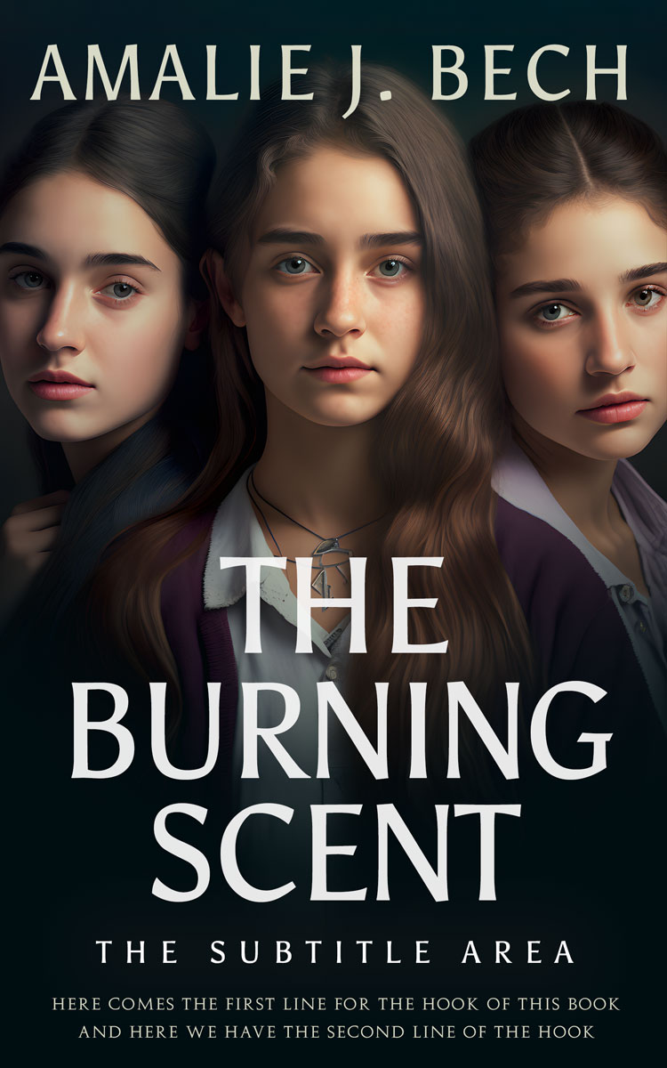 2D view of Premade Teen & Young Adult Book Cover - Woodsmoke