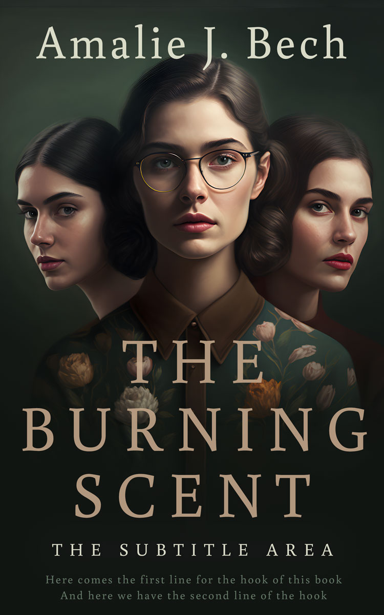 2D view of Premade Historical Book Cover - Heavy Metal